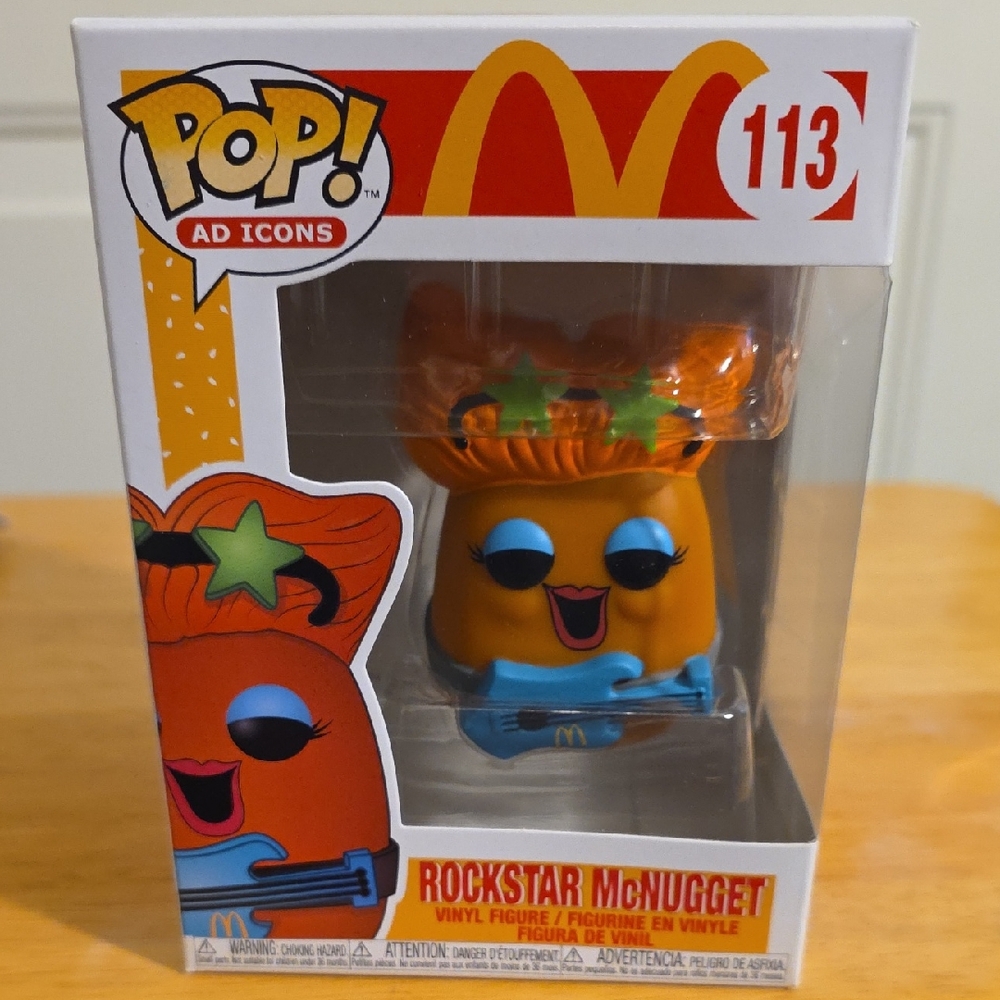 Funko Pop! Ad Icons Rockstar McNugget - Orange and Blue